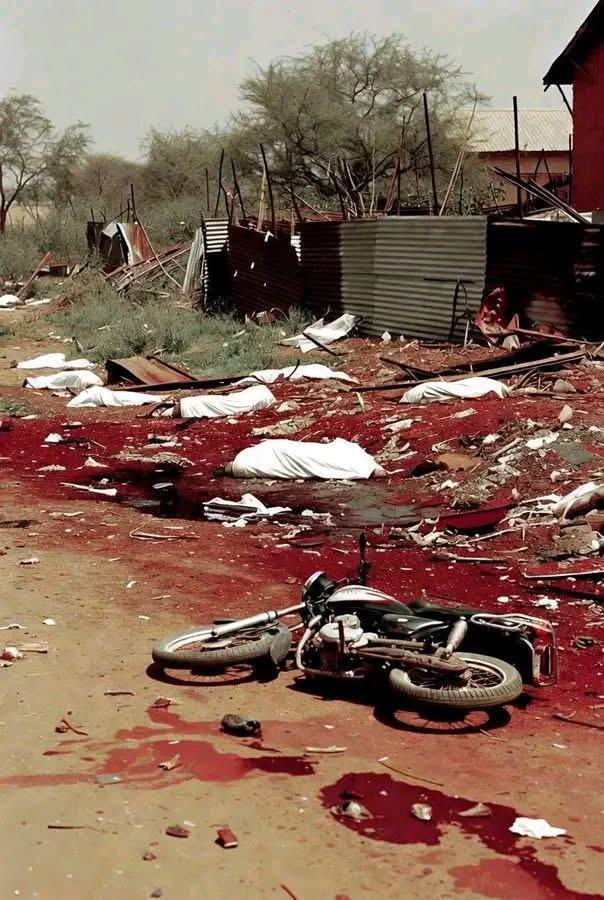 Chekwube____'s tweet photo. Cow wasn't killed here but this is human beings blood. 

#JosIsBleeding https://t.co/SSm2uLuQF1