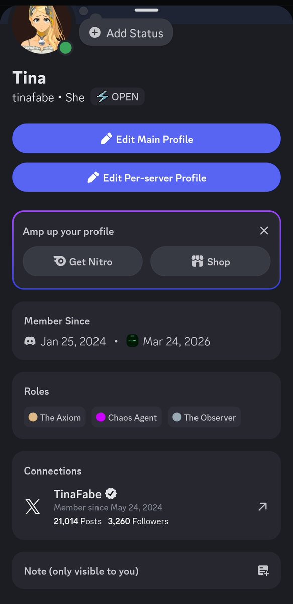 Tina (∇, ∇) tweet media