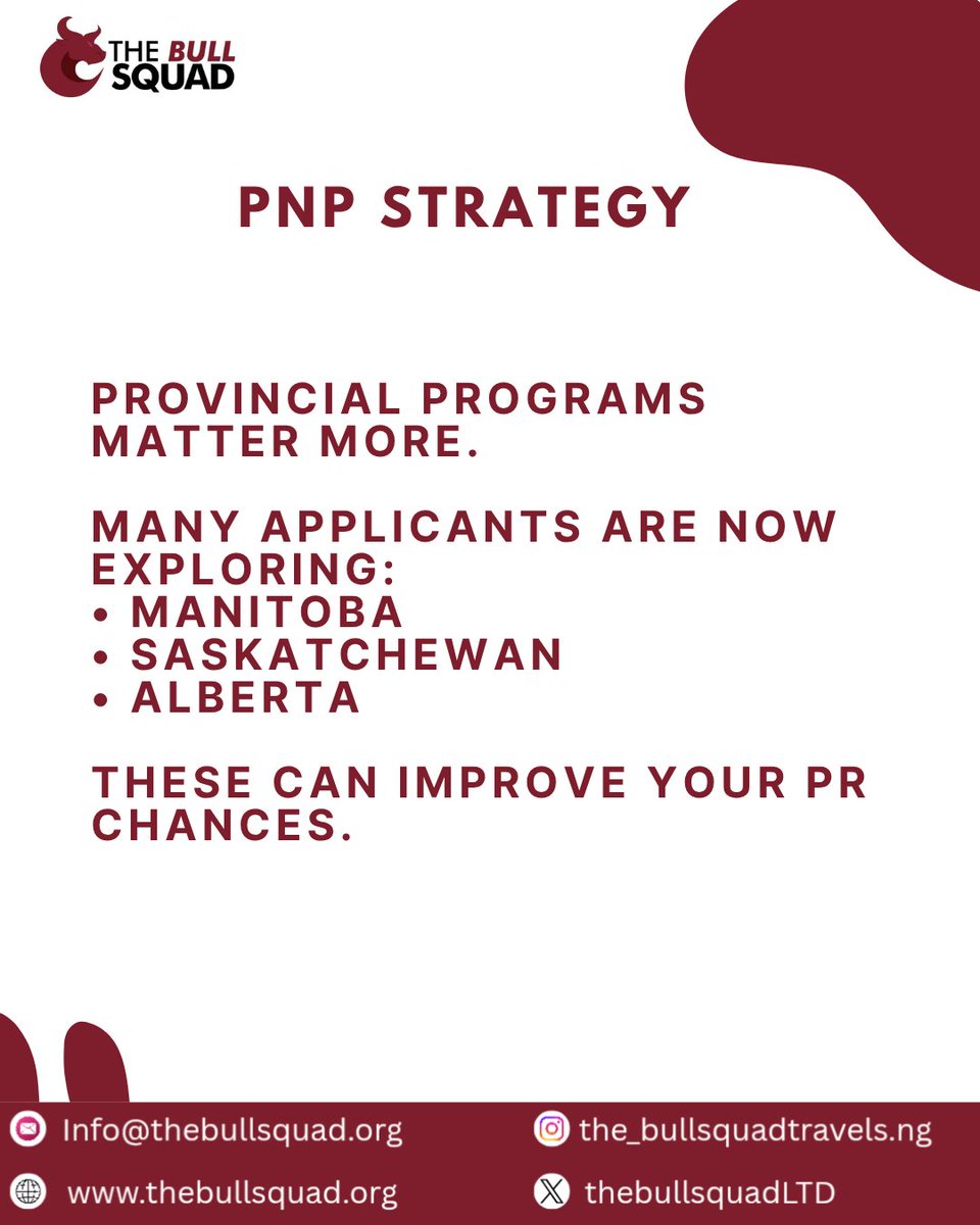 thebullsquadLTD's tweet photo. CanadaImmigration #StudyInCanada #CanadaVisa #ExpressEntry #Japa2026 #MoveToCanada #InternationalStudents #ImmigrationGuide #PNP #VisaTips https://t.co/3QVKDRFABC