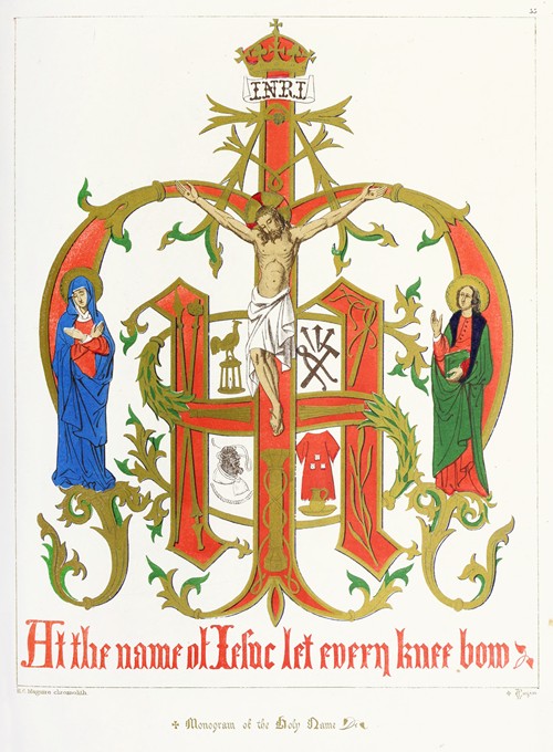 Pugin_awn's tweet image. A #Monogram of the #HolyName, with our Lord, St. Mary and Saint John. Plate of #GlossaryofEcclesiasticalOrnamentandcostume. #AWNPugin, 1844.

#augustuspugin #pugin #gothicrevival #glossaryofecclesiasticalornament #puginbook #puginwriting #ecclesiasticaldesign #gothicrevivaldesign