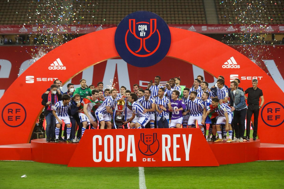 RealSociedadEN's tweet photo. 🏆 April 3, 2021. 𝐅𝐨𝐫𝐞𝐯𝐞𝐫 

#HistoriaRS https://t.co/MaNt44SSLQ