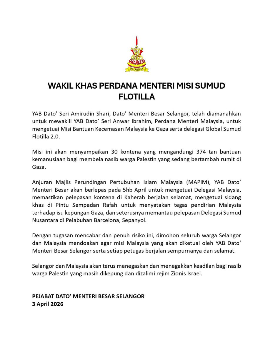 Amirudin Shari tweet media