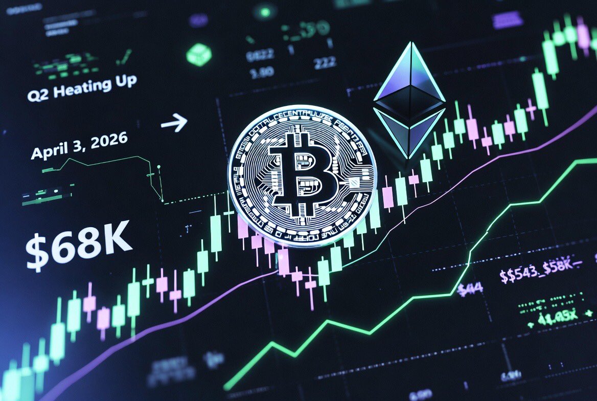 🚨 April 3, 2026 Crypto Snapshot 🚨

Q2 heating up! BTC consolidating ~$68K, ETH holding strong, alts showing breakout signals. ETF inflows steady, macro mixed.  

Weekend pump or correction?  

Your prediction? Drop it below! 📈🔥

#Bitcoin #Crypto #BTC #ETH #Altcoins