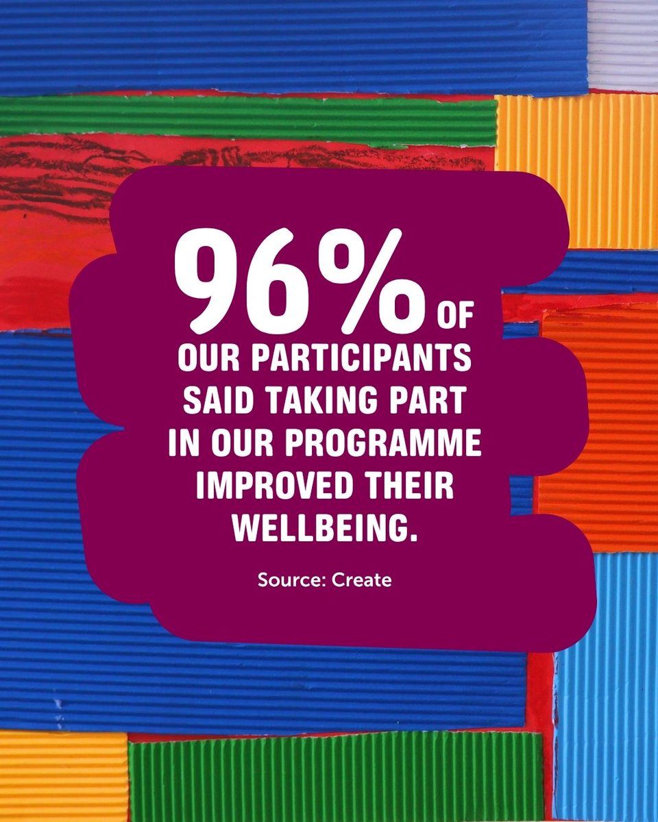 createcharity's tweet image. 🧠 April is #StressAwarenessMonth.

🌟 At Create, we see this in practice. For many of the people we work with - including young and adult carers - creativity offers something simple but powerful: a chance to pause, reset and focus on themselves.

#PeopleNeedToCreate