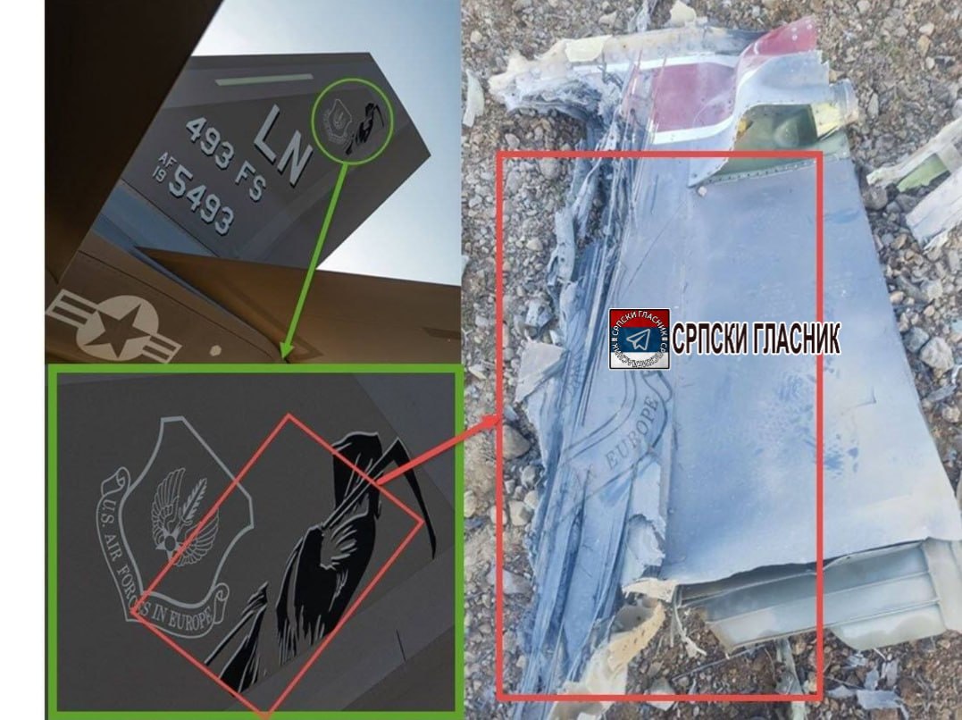 ‼️ Корпус стражара исламске револуције (КСИР) званично тврди: Други по реду амерички ловац пете генерације F-35 оборен је изнад централног Ирана!

▪️Према речима представника централне команде „Хазрат Хатам ал-Анбија”, најсавременији авион из ескадриле „LAKEN-HEATH” збрисан је са