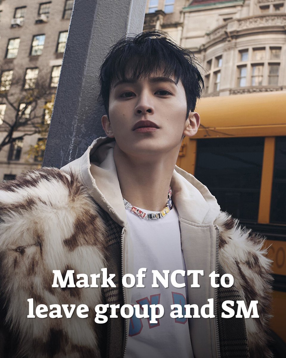 TheKoreaHerald's tweet photo. Mark, a Korean Canadian member of NCT under SM Entertainment, will leave both the group and the agency after deciding not to renew his exclusive contract, the company said Friday.

https://t.co/2vgjRgYVcQ https://t.co/CLnEiwE2gR