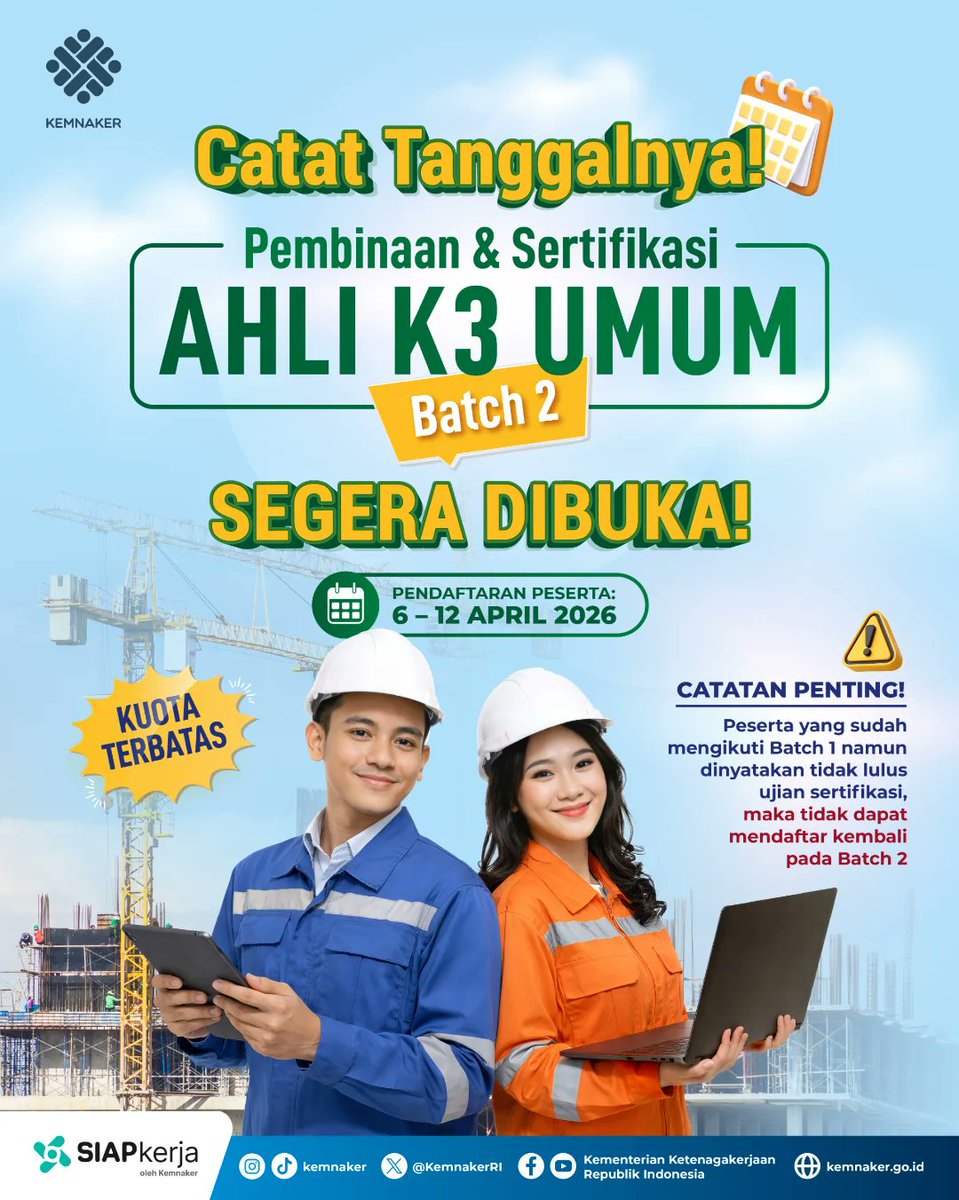 Kementerian Ketenagakerjaan RI tweet media