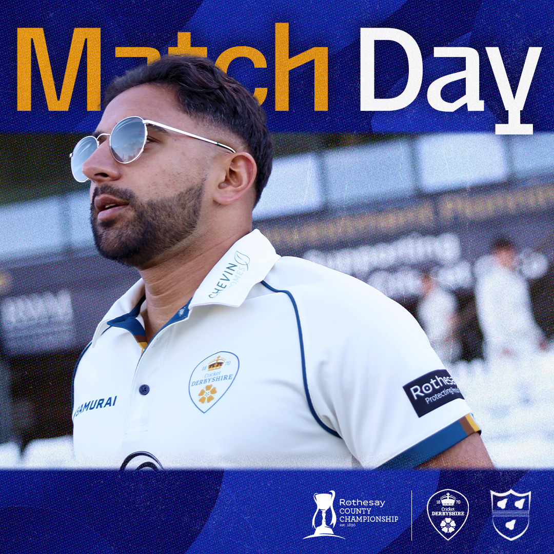 𝙈𝘼𝙏𝘾𝙃𝘿𝘼𝙔: 𝙒𝙀'𝙍𝙀 𝘽𝘼𝘾𝙆!!

🏏 Worcestershire
🏆 Rothesay County Championship
 ⌚11am
🏠 The Central Co-op County Ground

Match Centre ➡️ derbyshirec.cc/MatchCentre