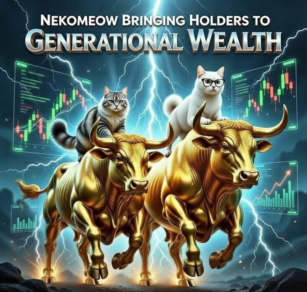 Thought you'd find this interesting: The gap btw'n hype &amp; positioning is where opportunities get made. $NEKOMEOW is unstoppable, scalin heights &amp; soaring. Focus'n on goals &amp; being intentional is our vision. We're stay'n focused &amp; believe ur involvement cud drive $NEKOMEOW higher.