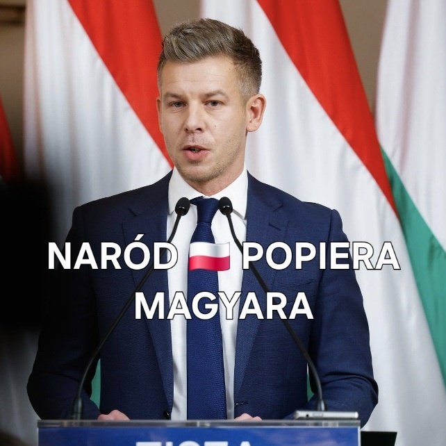 Naród Polski popiera Magyara🇵🇱🇭🇺 tweet media