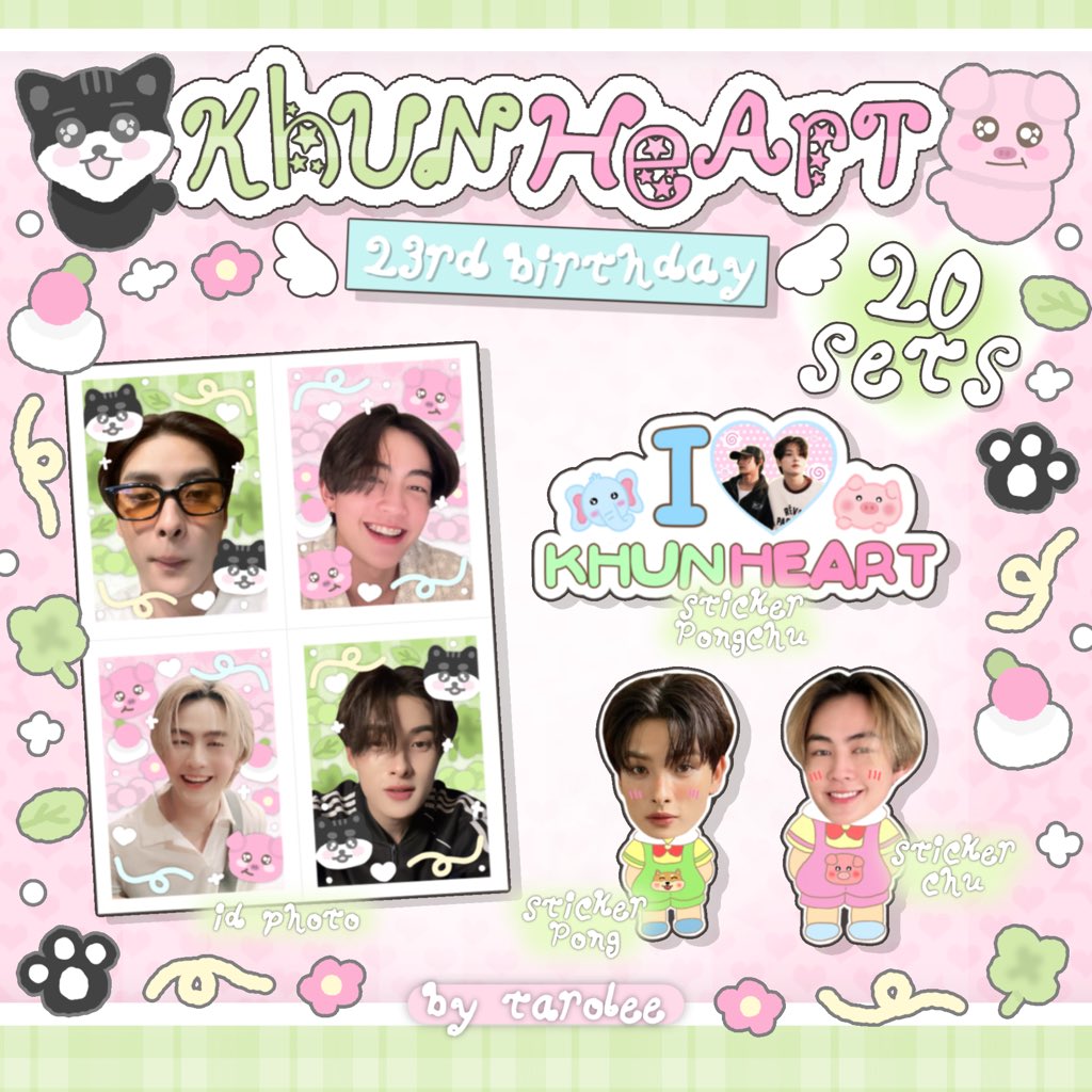 babykoobarbie's tweet photo. ᰔᩚ　⋆⑅˚₊💚🩷
𝐾ℎ𝑢𝑛𝐻𝑒𝑎𝑟𝑡 𝟸𝟹𝑟𝑑 𝐵𝑖𝑟𝑡ℎ𝑑𝑎𝑦 !

      ♡——— ✮ ———♡

𓇼 location : Movylodge Hostel
𓇼 date : 5/4/2026 
𓇼 time : tba 

* รบกวนรีทวิตก่อนมารับนะคะ ♡ *

#2414noAkaiIto_KHUNHEART23BD
#taroleegwforu https://t.co/RHdSt6prGS