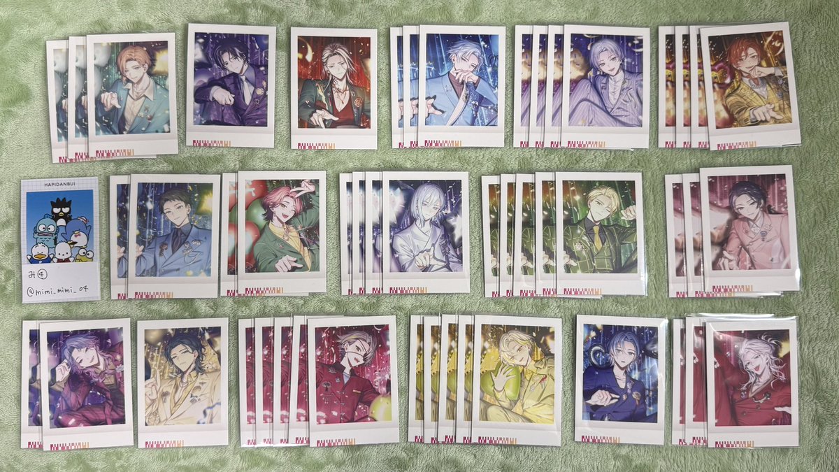mimi_mimi_04's tweet photo. 【交換】18TRIP エイトリ ぱしゃこれ vol.3

譲：可不可 練牙  雪風 礼光 季肋 七基 宗氏  來人 幾成 千弥 太緒 潜 凪 夜鷹 糖衣 琉衣 子タろ

求：あく太（後箔押し優先）

▶ ︎箔押しは2枚目（赤字）
▶ ︎同種交換、比率違可
▶ ︎郵送、広島市内手渡し

検索からもお気軽にお声がけください🙇‍♀️ https://t.co/alr6kmDDtP