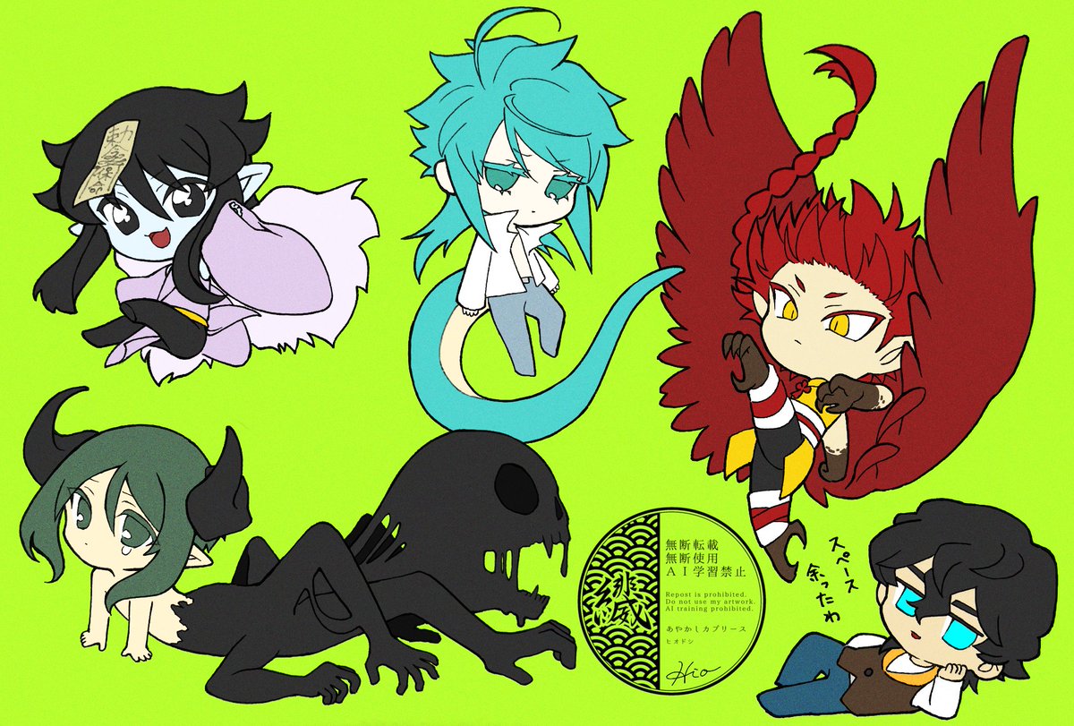 最近ミニマム絵を描いていなかったので色んなポーズでリハビリ。可愛く描けたのでは。