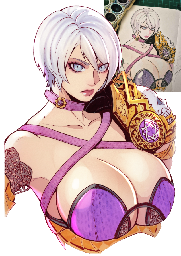 xuuikie's tweet photo. Ivy Valentine sketch https://t.co/aPRdzbae1G