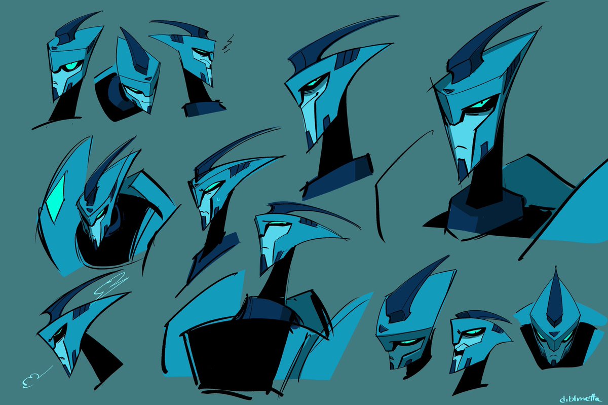 dibl_metta's tweet image. Style/expression doodle dump #blurr #transformers #tfa