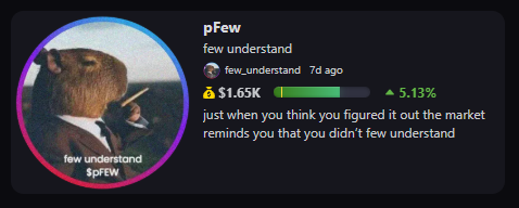 few understand $pFEW on PulseChain tweet media