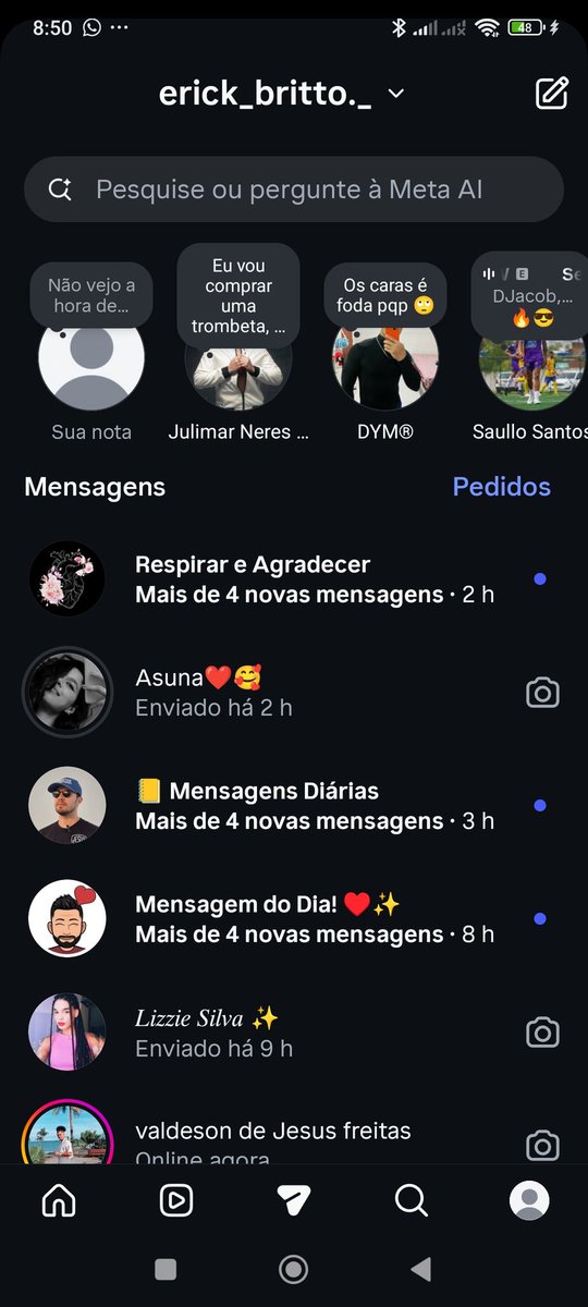 erickbritto6's tweet photo. Em alguns momentos o insta buga e sua foto aparece. https://t.co/3opTMZ6JzG