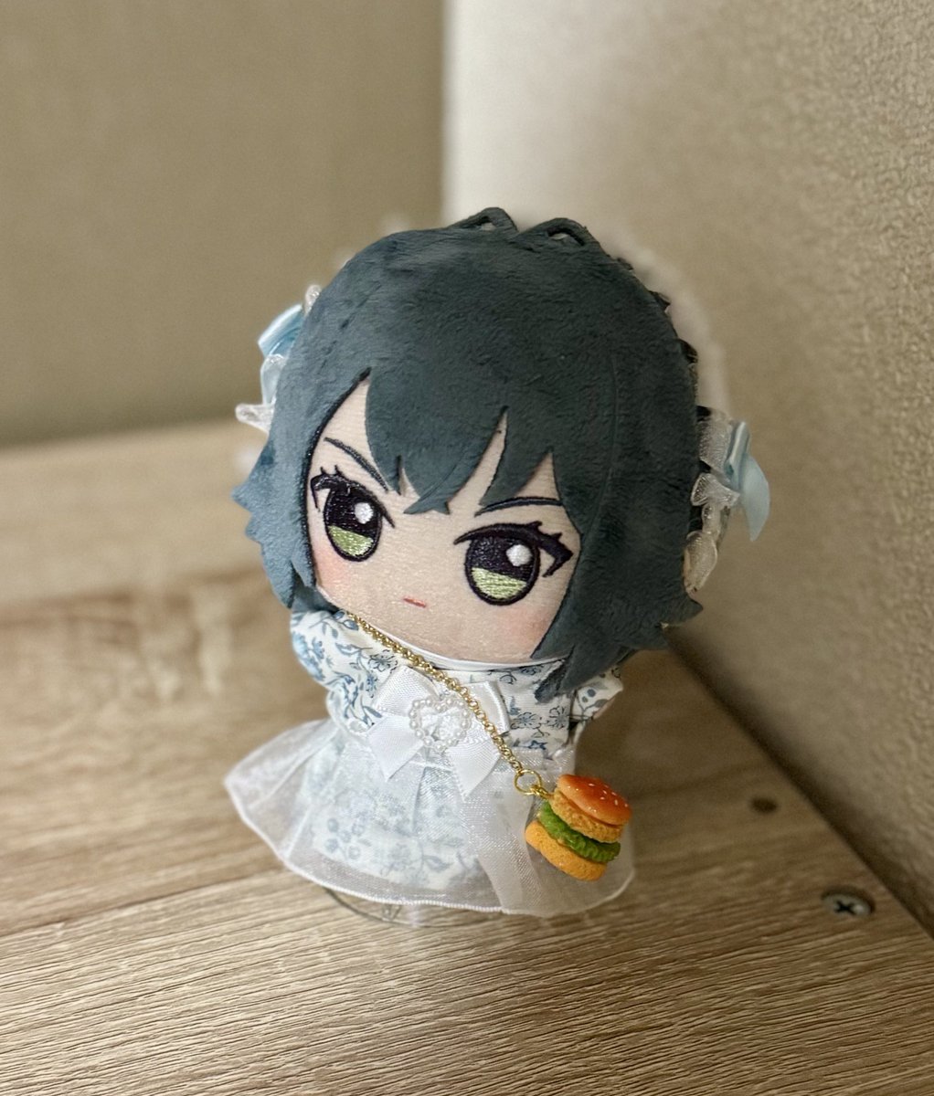 参考にさせて頂き、毬ちゃんにバーガーポシェットを差し上げることができました!