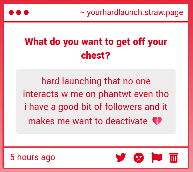 yourhardlaunch tweet picture