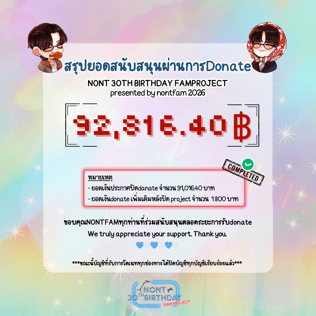 NONT 30th birthday famproject tweet media