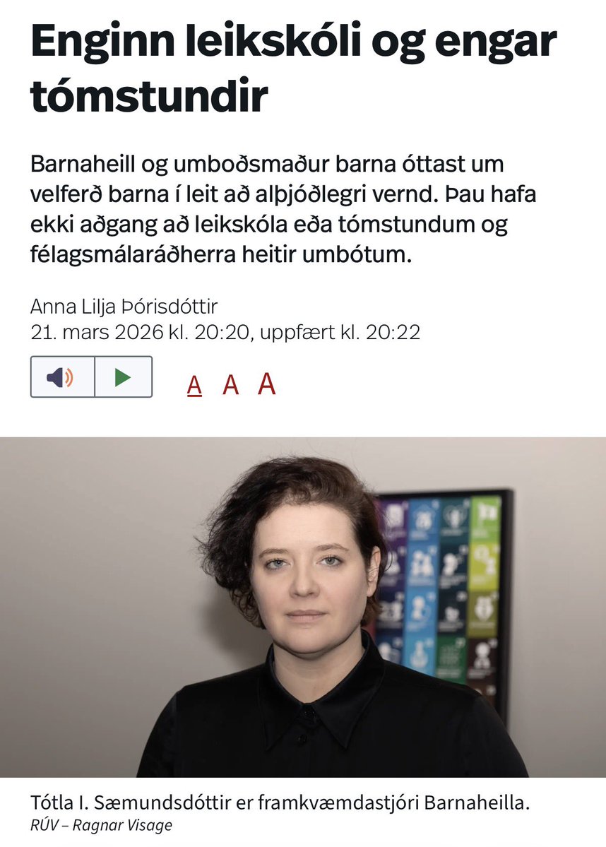Hlédís Maren Guðmundsdóttir tweet media