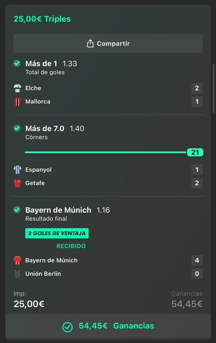 BetLabJC's tweet photo. Jornada 21 de marzo ✅✅✅ https://t.co/yPV3wfsknw