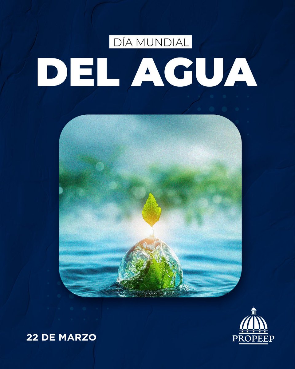 propeepgob's tweet photo. Hoy, en el Día Mundial del Agua, recordamos que el acceso al agua es fundamental para la vida, la salud y el bienestar de nuestras comunidades.

Este día nos invita a crear conciencia sobre el cuidado de este recurso vital y a promover su uso responsable.

#PROPEEP #DíaMundialDelAgua