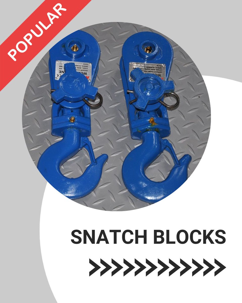 TCServices1990's tweet photo. 🔧 Make tough recoveries easier with high quality snatch blocks! Available in 2, 4, and 8 ton capacities, plus take advantage of our multi-buy offer on pairs of 2 or 4 ton blocks 

Shop Now> https://t.co/0wUqaBdJ6B

#snatchblock #vehiclerecovery #recoveryequipment https://t.co/bZoCcM3hty