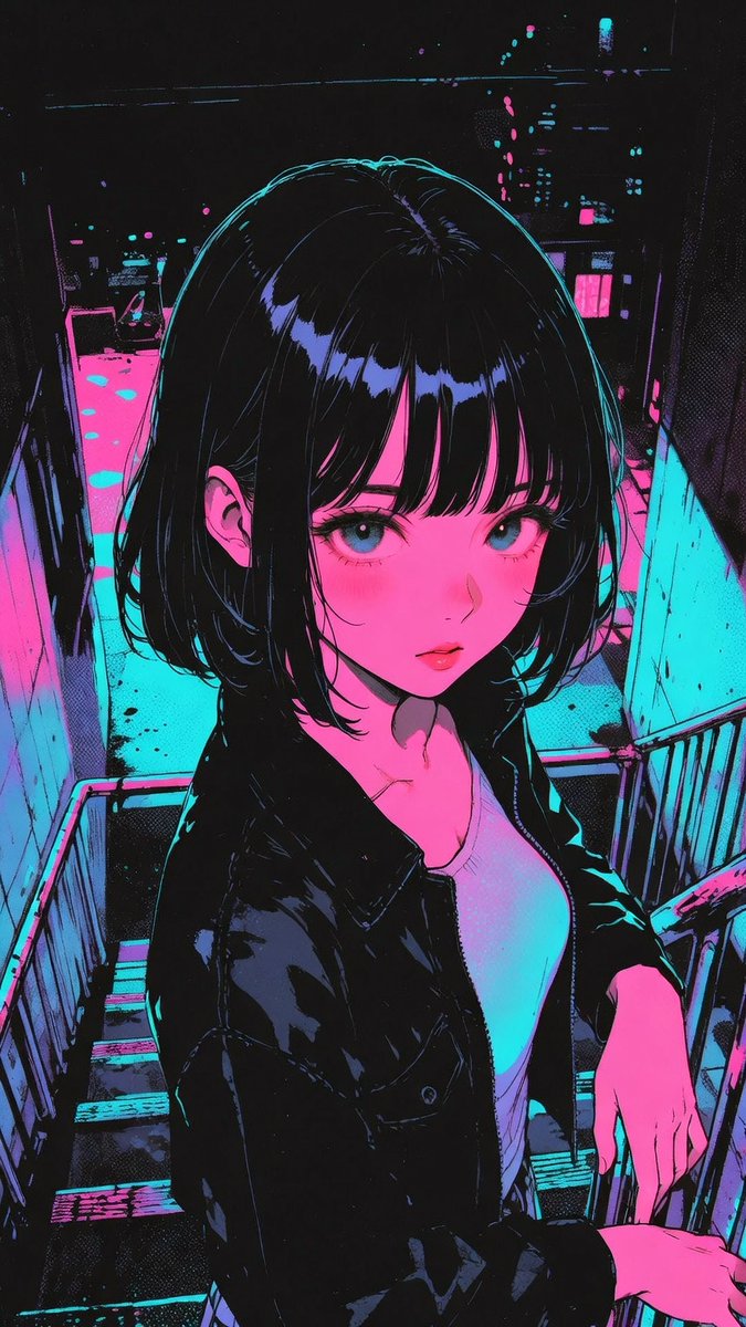 NeonMuse | 80s CityPop AI Art tweet media