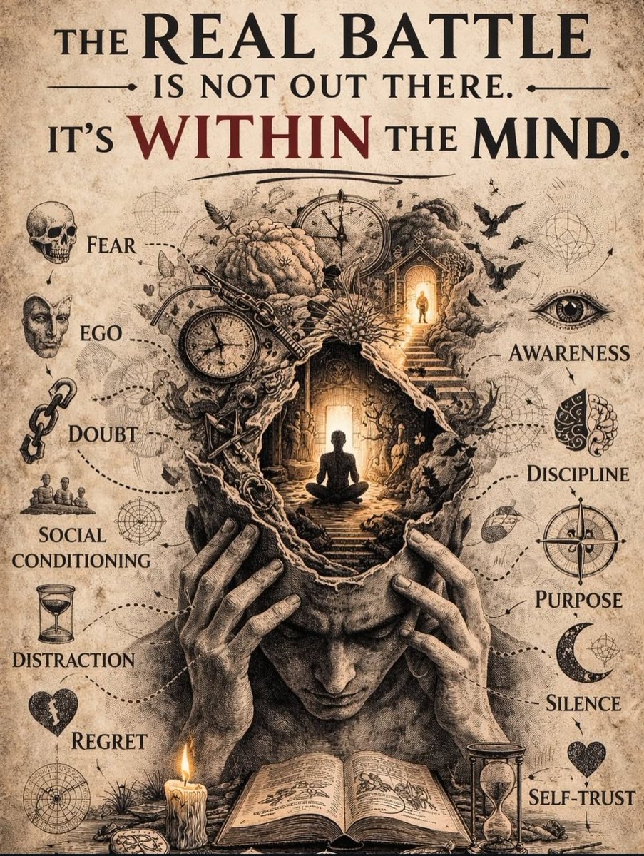 mindnox_'s tweet photo. The real battle is not out there it's within the mind. https://t.co/bY5Zynv81U