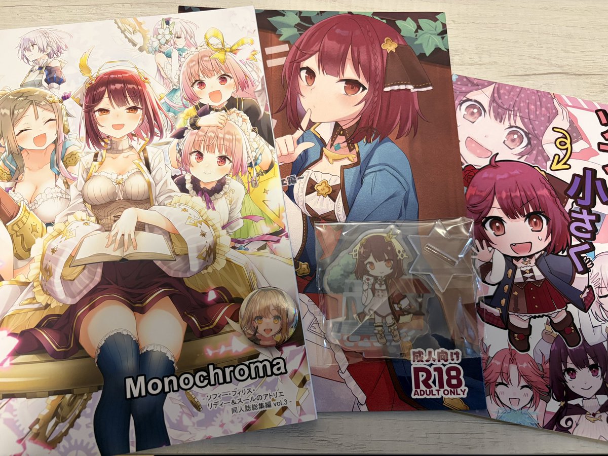 ardic0822's tweet photo. アトリエフェス初めて行ったけど
すごい良かった！
またこういう同人誌即売会に行きたいー
ソフィーちゃんかわいい https://t.co/wIrjK389Y4