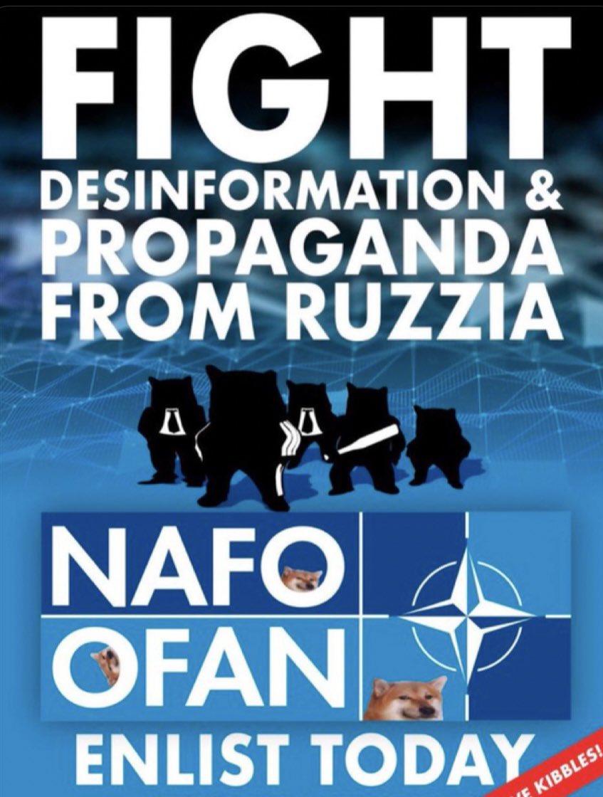 QuispLove's tweet photo. To my new non-fella followers who support Ukraine what's stopping you from joining NAFO?!
Become a Fella!
Fight Ruzzian propaganda and help Ukrainian fundraisers!
https://t.co/AgcAqS0rmW https://t.co/2dhpA26pi7
