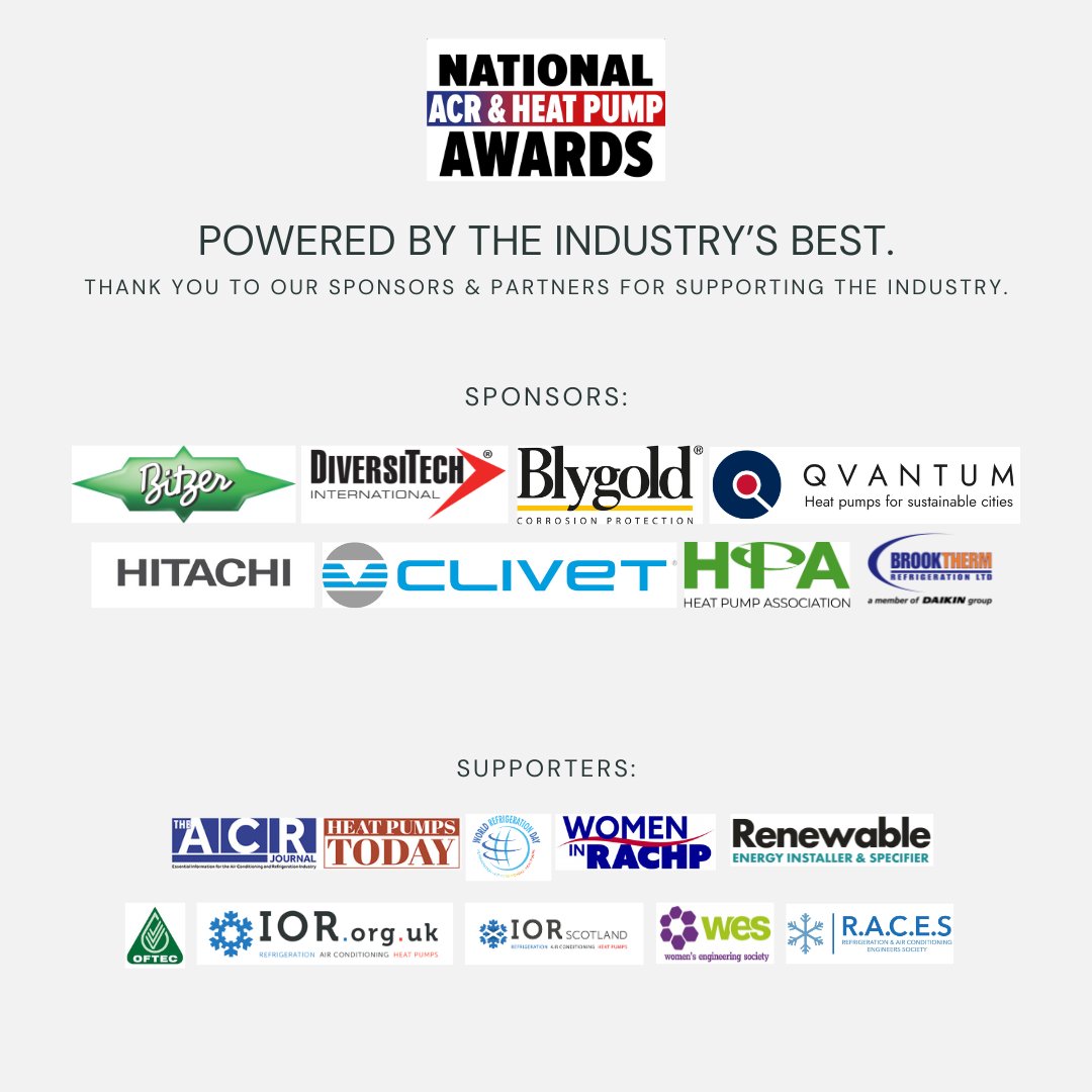 ACR Journal & Heat Pumps Today tweet media