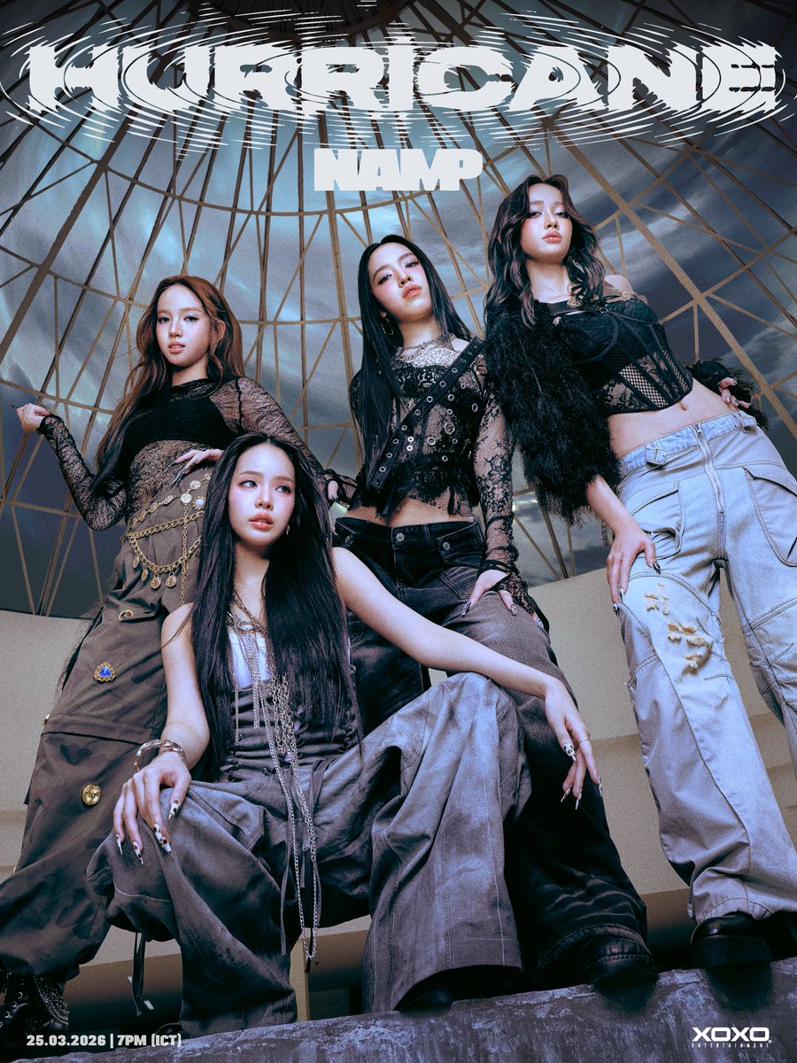 NAMPofficialth's tweet image. 𝗡𝗔𝗠𝗣 “ HURRICANE “ 🌪️

➫ 𝑵𝑨𝑴𝑷 2nd Single 
⚡️25.03.2026 | 7PM (ICT)

#NAMP_Hurricane
#NAMP_th #NewSingle
#NotAMinorPlayer
#XOXOentertainment