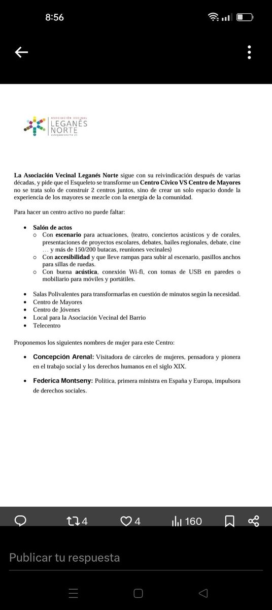 Asociación Vecinal Leganés Norte tweet media