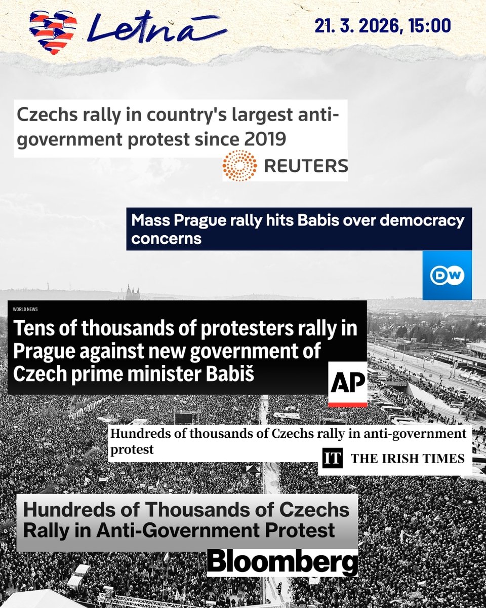 Milion chvilek pro demokracii tweet media