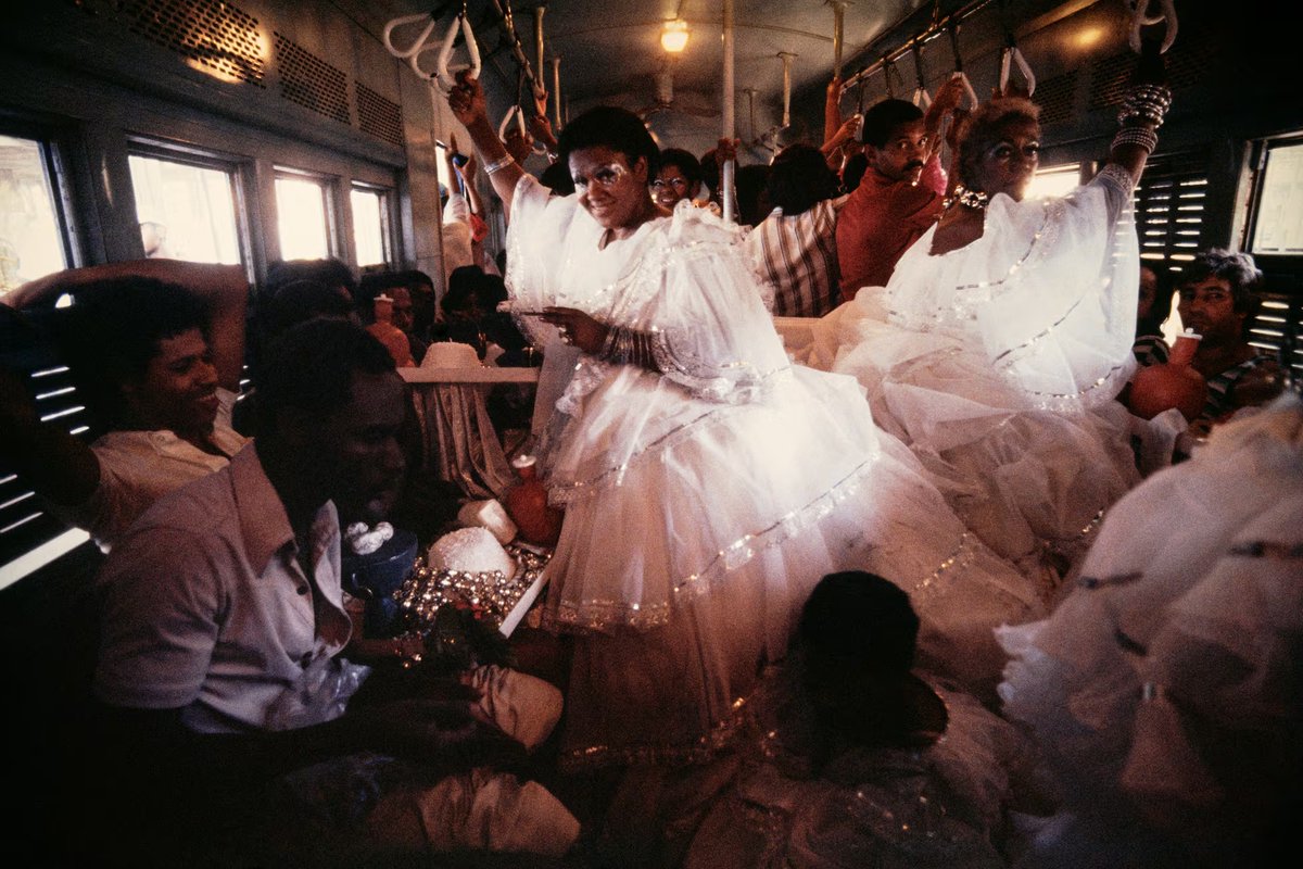 Carnival on the bus. Rio de Janeiro, Brazil, 1985 | Walter Firmo