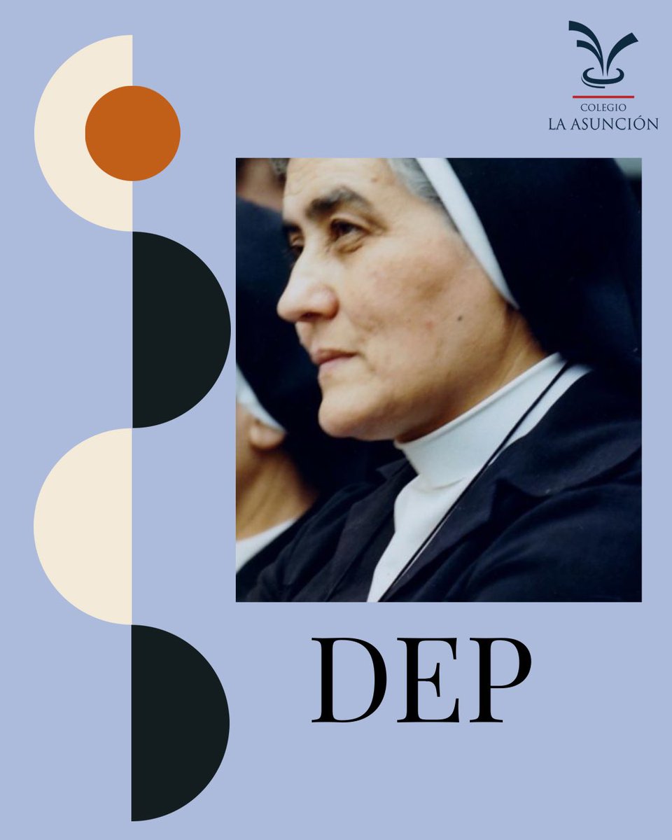 Lamentamos profundamente el fallecimiento de la Madre María José Verdú, quien fue madre superiora de nuestro colegio durante varios años.

Su entrega y cercanía dejan una huella imborrable en nuestra comunidad.

Descanse en paz.