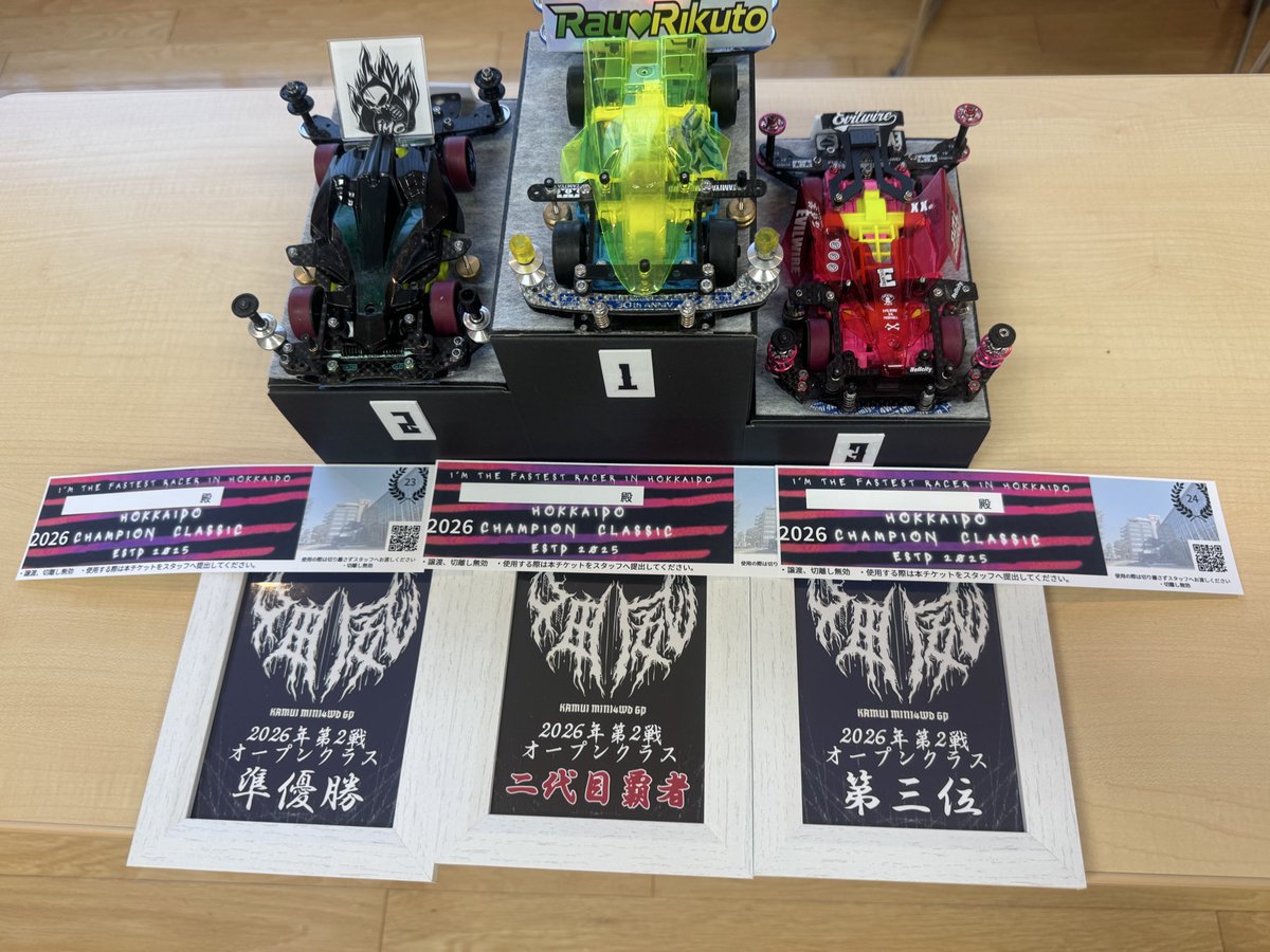 まるお🐽ぶりお ミニ四駆倶楽部 極/石井塾 塾生/まめクラNO2/苫ドンキ常設コース 広報垢 tweet media