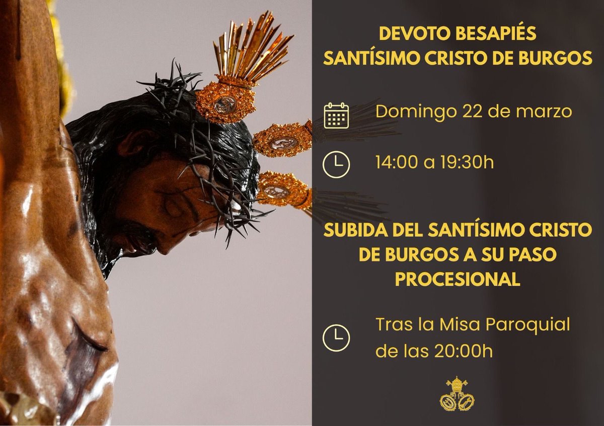 Hdad. del Cristo de Burgos tweet media