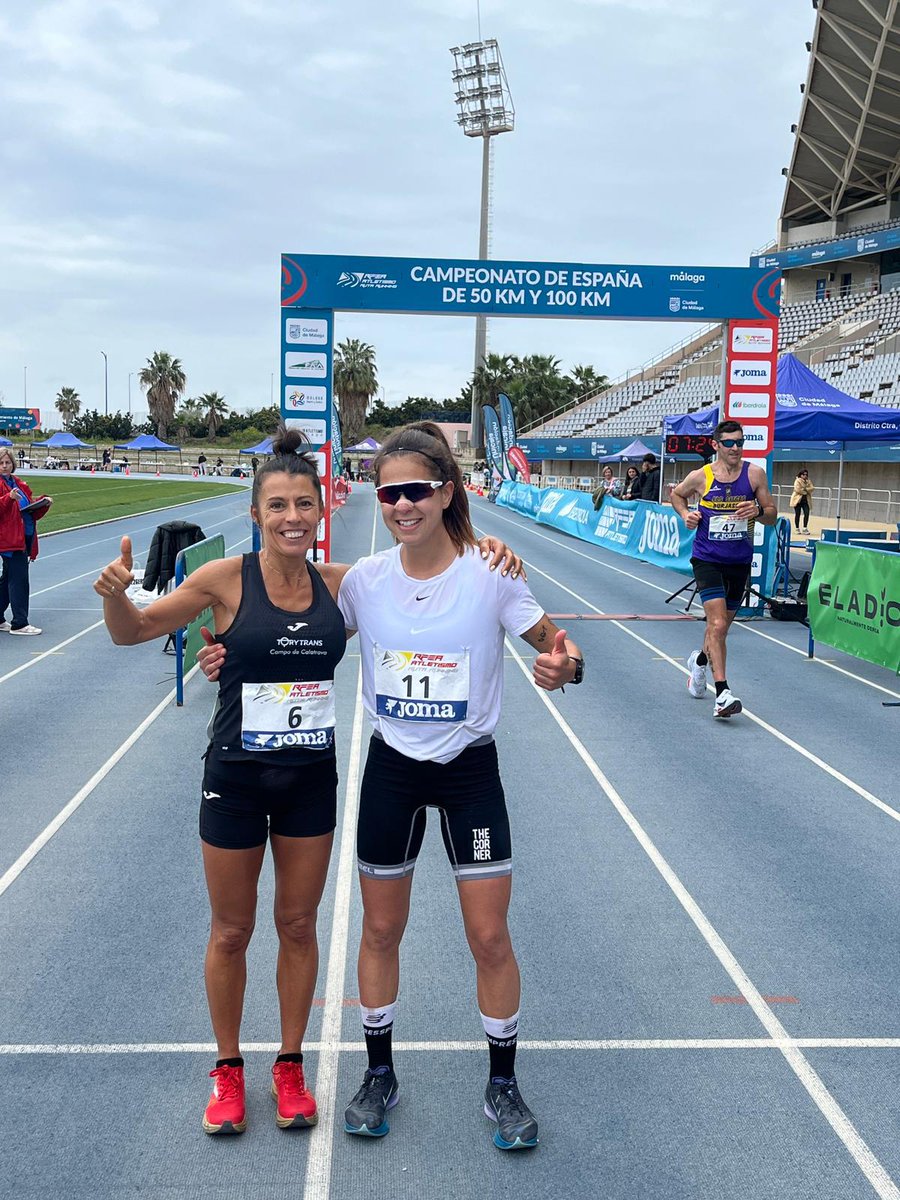 COMGECEU_ET's tweet photo. La teniente M. Romero del Regimiento de Ingenieros n° 7 #RING7 🥈con un tiempo de 7:23:31 bate el anterior récord de 🇪🇸 de 100 km en #Málaga y se clasifica para el Mundial que se celebrará en 🇪🇸
¡Enhorabuena!
@MCANA_ET 
@EjercitoTierra https://t.co/COXemlNeDd