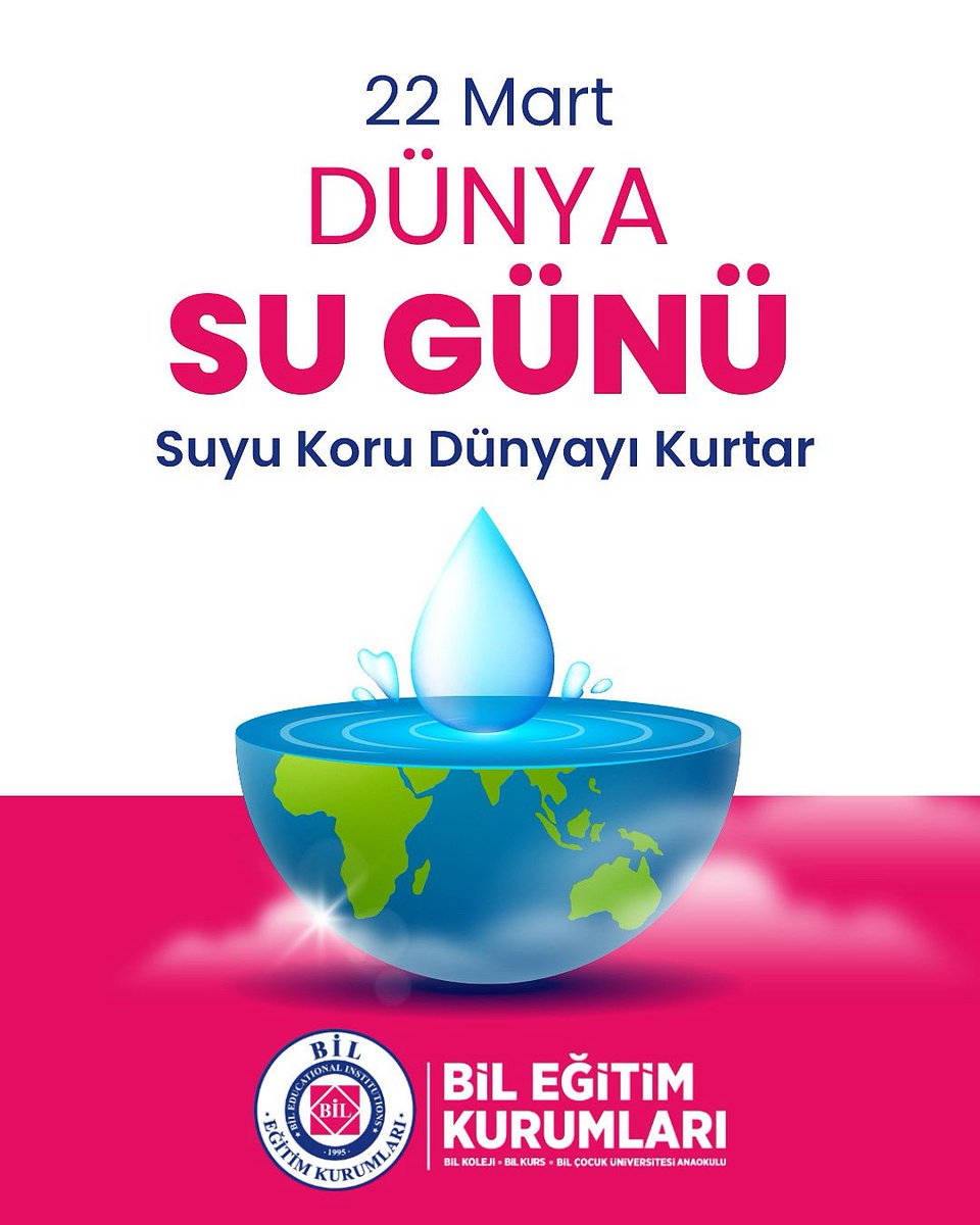 bilkolejleri's tweet photo. 22 Mart Dünya Su günü https://t.co/NdJfc1CVjf