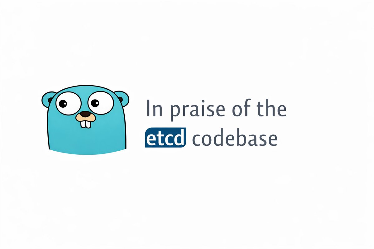 brk0v's tweet image. 🐹 Go: In praise of the etcd codebase

Reading good code is one of the fastest ways to learn how to write good code.

This post on etcd codebase is worth reading: clean protobuf layout, clear gRPC service boundaries, solid interceptors, etc.

rednafi.com/shards/2026/03…
#go #golang
