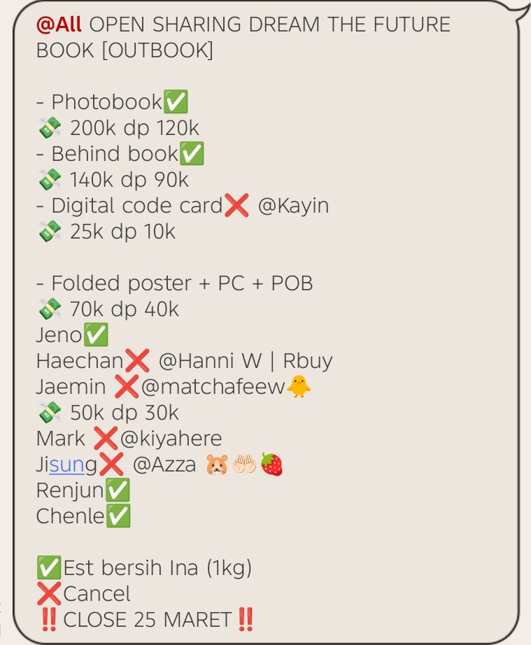 BEAR GROUP ORDER | mt after dm tweet media