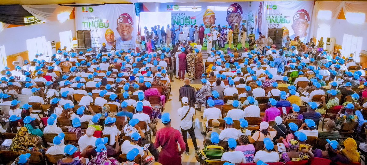 AlabiForTinubu's tweet photo. This is just the beginning.

Together, we are building a movement that will not only mobilize support but also empower communities and shape the future.

The journey to 2027 has begun — and we are ready.

 #RenewedHope #AkinAlabi #GrassrootsMovement #Tinubu2027 https://t.co/6cQAu5Prh6
