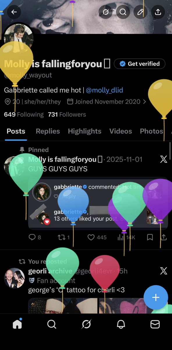 Molly is fallingforyou ⎕ tweet media