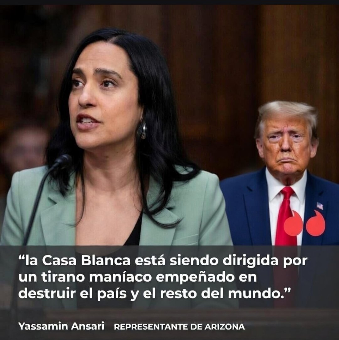 "la Casa Blanca está siendo dirigida por un tirano maníaco empeñado en destruir el país y el resto del mundo."