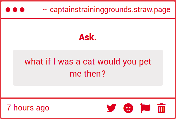CaptainRenekton's tweet photo. But YOU ARE NOT. Enough with these questions. https://t.co/g16Hxq6bLt