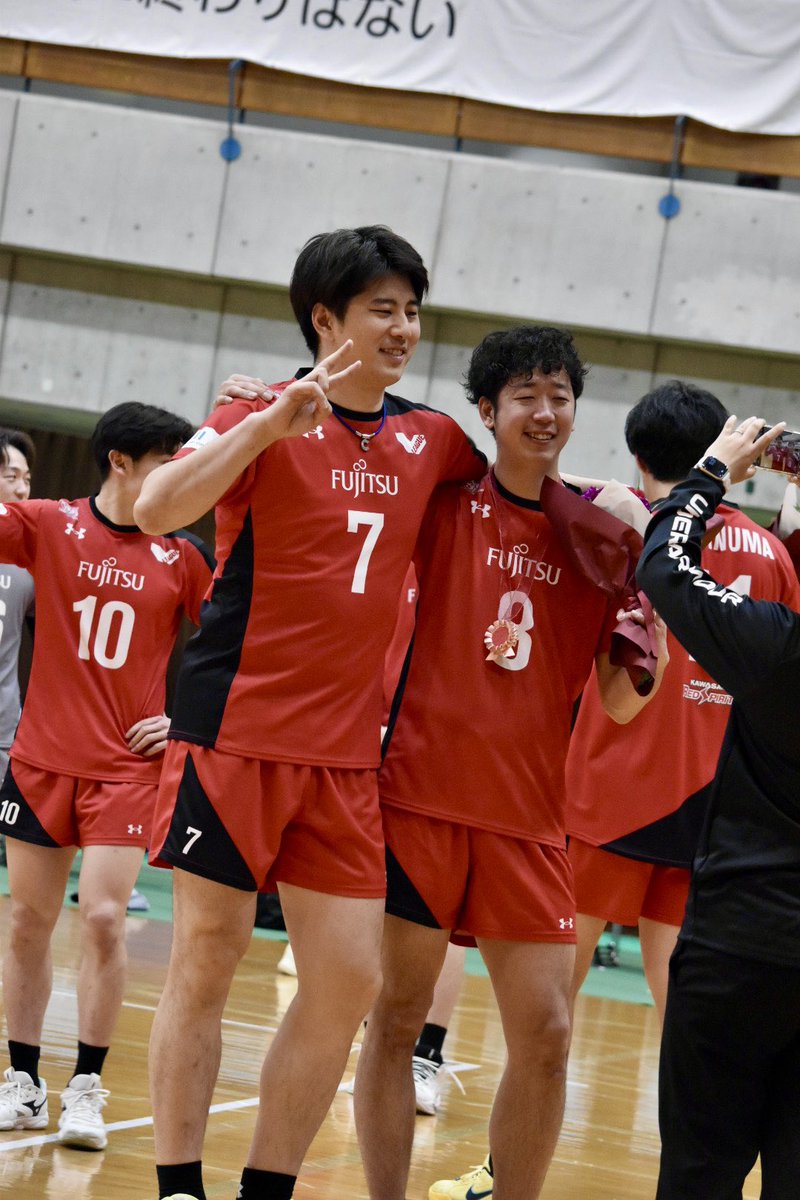 v__p6's tweet photo. 2026.03.22
東急ドレッセとどろきアリーナ(サブアリーナ)
#富士通カワサキレッドスピリッ�� 
#Vリーグ
#加藤大雄 選手
#後藤滉貴 選手 https://t.co/TUYQl6gSon