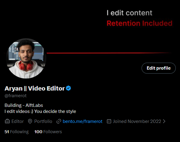 Aryan || Video Editor tweet media